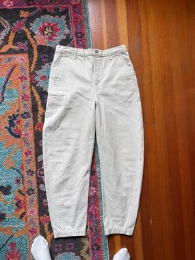 John Elliott Off-White Cargo Tapered Pants